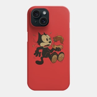 FELIX THE CAT HOT DOG VINTAGE Phone Case