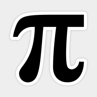 Pi / ∏ / π (Mathematics / Geometry / Black) Magnet