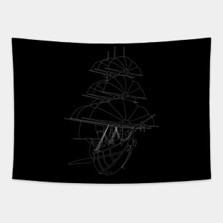 R.L.S. Legacy (White Outline) Tapestry