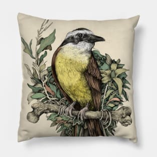 Bichofue Bird Art Pillow