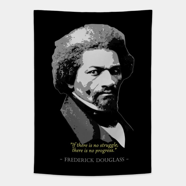 Frederick Douglass Quote Tapestry by Nerd_art