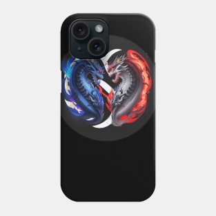 Dragons blue and red Phone Case