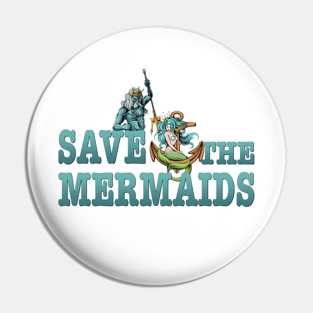 Save the mermaids Pin by pickledpossums