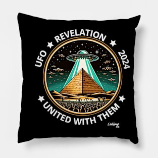 UFO/UAP Revelation: Alien Photobomb at Giza Pillow