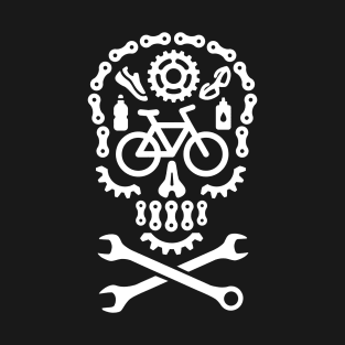 Dia de los Muertos mountain bike MTB skull ATB bicycle cycling Halloween T-Shirt