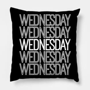 Weekdays: Wednesday Pillow