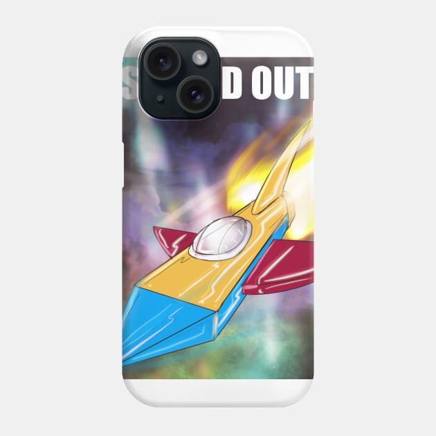 Spaced Out Phone Case by Makinations Designs