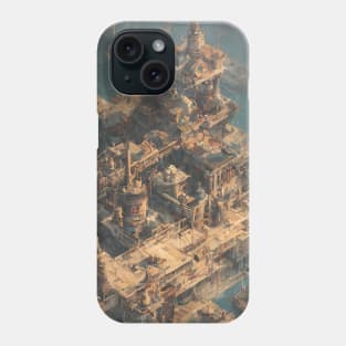 abstract Fantasy Cityscape Phone Case