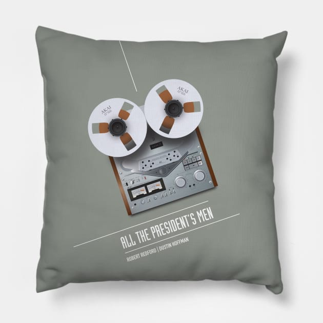 All The President's Men - Alternative Movie Poster Pillow by MoviePosterBoy