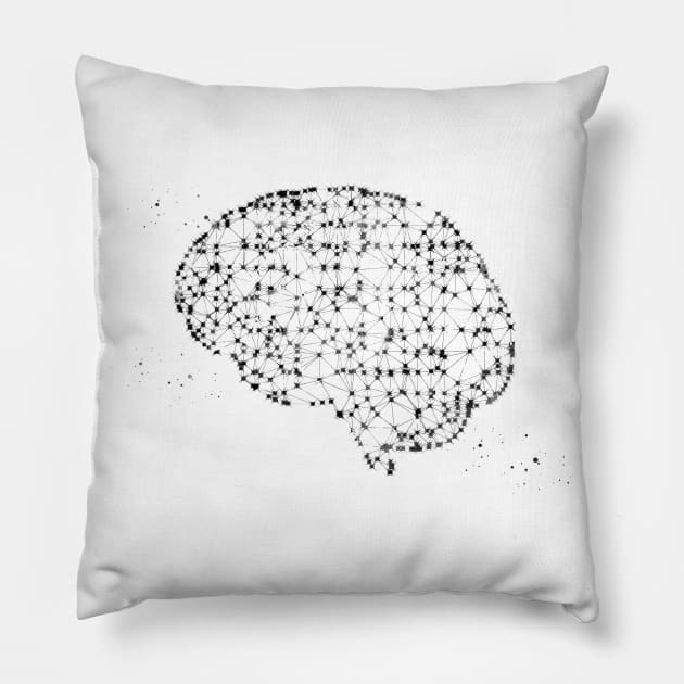 Human brain Pillow by erzebeth