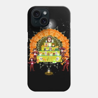 Day of the dead celebration with techila Phone Case