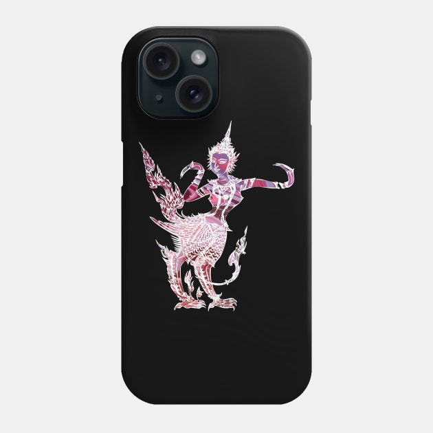 Thailand Kinnaree – Figure Of Spiritual Good Fortune T-Shirt Phone Case by VintCam