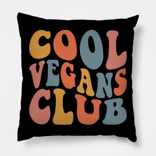 Cool Vegans Club, Vegan Christmas Gifts, 2023 Pillow