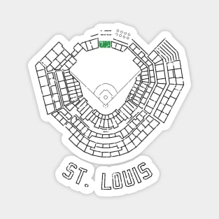 Busch Stadium Magnet