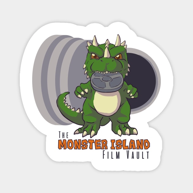 Monster Island Film Vault Podcast Logo Magnet by The Monster Island Gift Shop