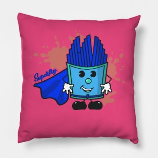 Pop Art for Kids | Superfry | Blue Pillow