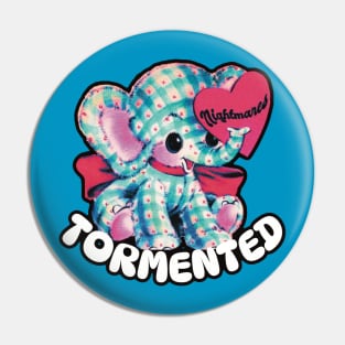 Elephant Tormented by Nightmares Pin