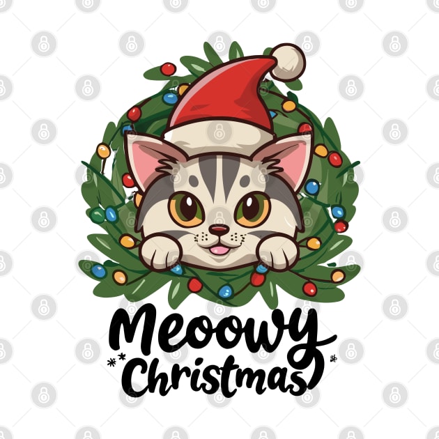 MEOOWY CHRISTMAS cute Cat by XYDstore