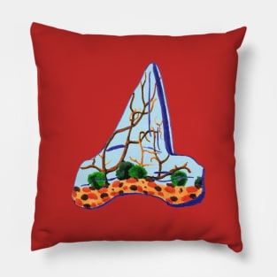 Shark Tooth Terrarium 10 Pillow