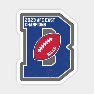 Big Bold Buffalo Bills 2023 AFC East Champs Magnet