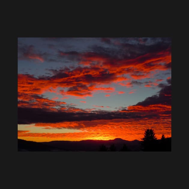 Candy floss clouds at sunset by Steves-Pics