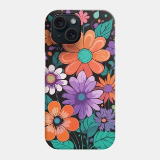 Flowers 70s style Phone Case