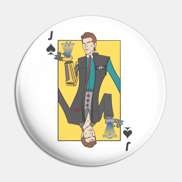 Rhys as the Jack of Spades (Borderlands) Pin by sbsiceland