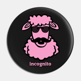 Pink Sheep Incognito Pin