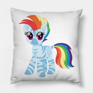 Rainbow Dash zebra Pillow