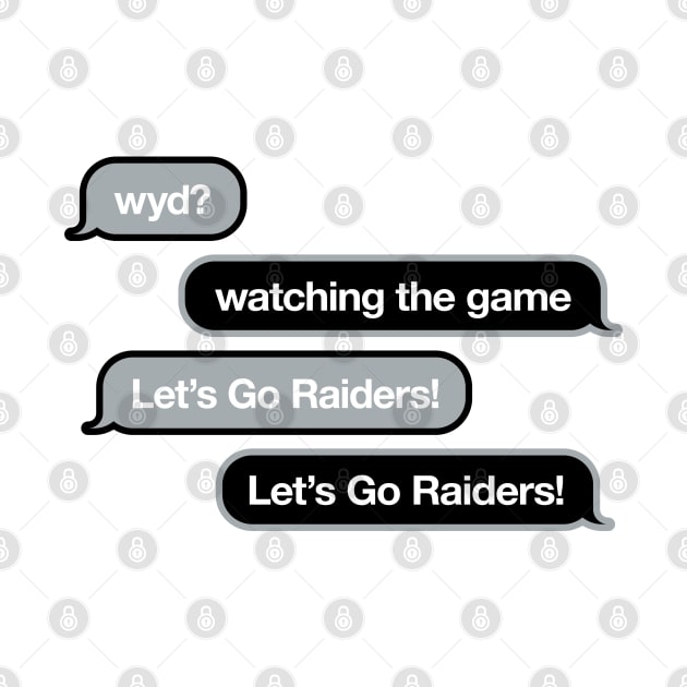 Raiders WYD Text by Rad Love