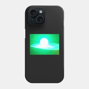 Enchanted Glowing Green Sphere Phone Case