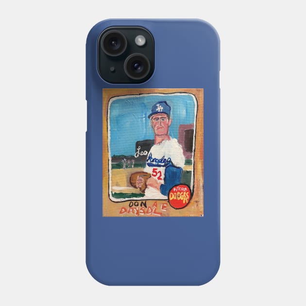 Don Drysdale Phone Case by ElSantosWorld