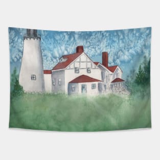 Point Iroquois Lighthouse Tapestry