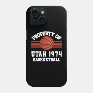 Proud Name Utah Graphic Property Vintage Basketball Phone Case