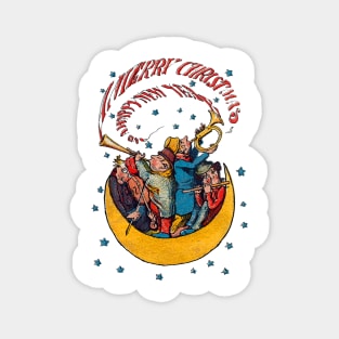 Cute Christmas Musicians Magnet