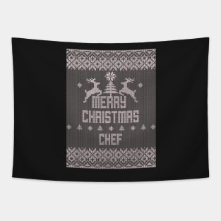 Merry Christmas CHEF Tapestry