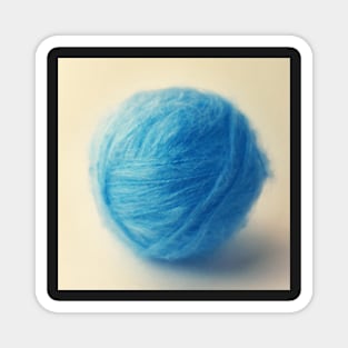 Blue Yarn Magnet