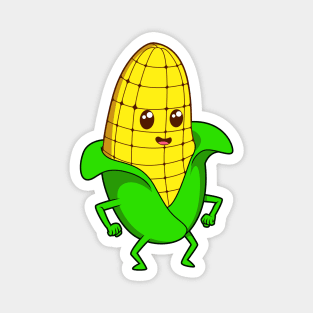 Comic corncob Magnet