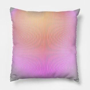 Psychedelic Lines Pillow