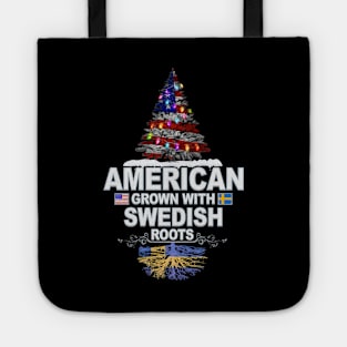 Christmas Tree  American Grown With Swedish Roots - Gift for Swedish From Sweden Tote