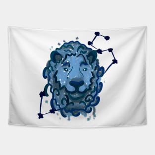 Watercolor leo star sign Tapestry