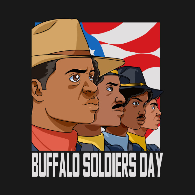 Discover National Buffalo Soldiers Day African American July 28th - Buffalo Soldiers - T-Shirt
