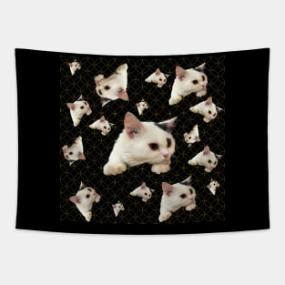 cat pattern Tapestry