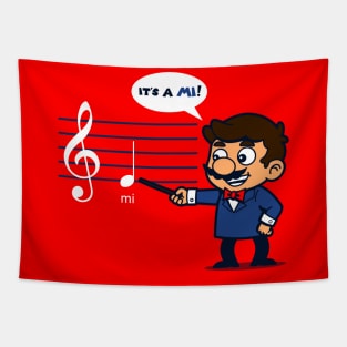 Funny Video Game Inspired Music Teacher Tapestry