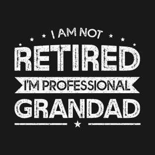 I'm Not Retired A Professional Grandad Fathers Day Gift T-Shirt