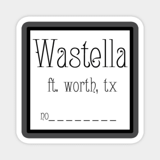 Wastella Label Magnet