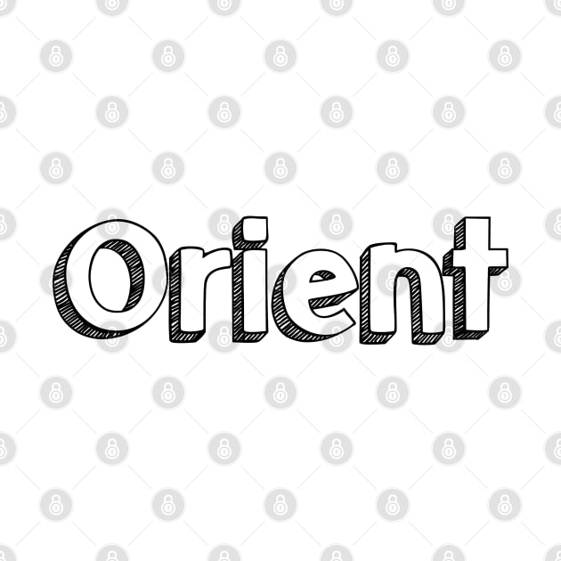 Orient // Typography Design by Aqumoet