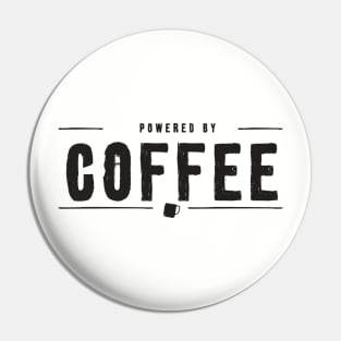 Powered By Coffee Pin