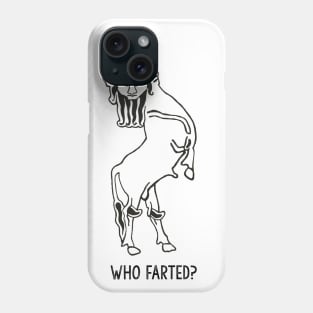 Funny Creature - Who Farted? Phone Case