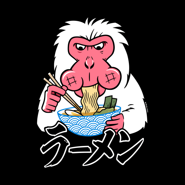 Snow Monkey Ramen by wloem